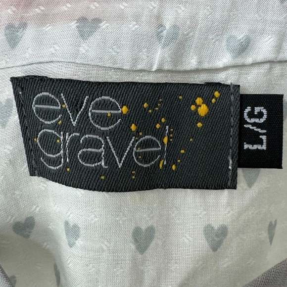 Eve Gravel Jude Silk Blend Heart Pattern Spaghetti Strap Mini Dress Tunic Size L - Picture 10 of 11